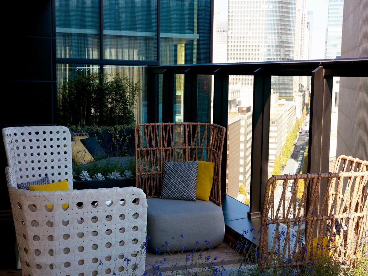 The Gate Hotel Tokyo By Hulic Bagian luar foto A balcony in a residential building