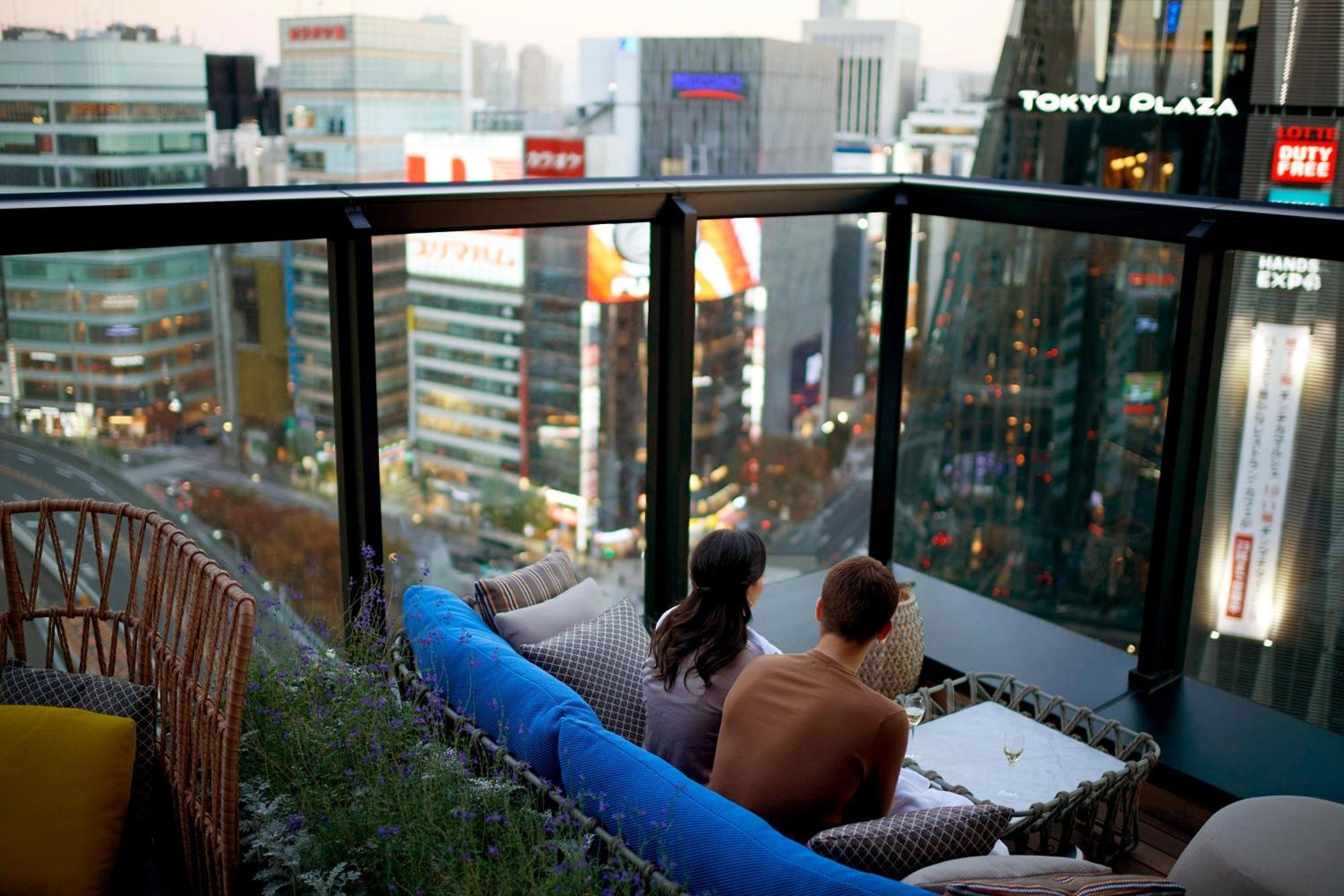 The Gate Hotel Tokyo By Hulic Bagian luar foto View from the Sky Bar