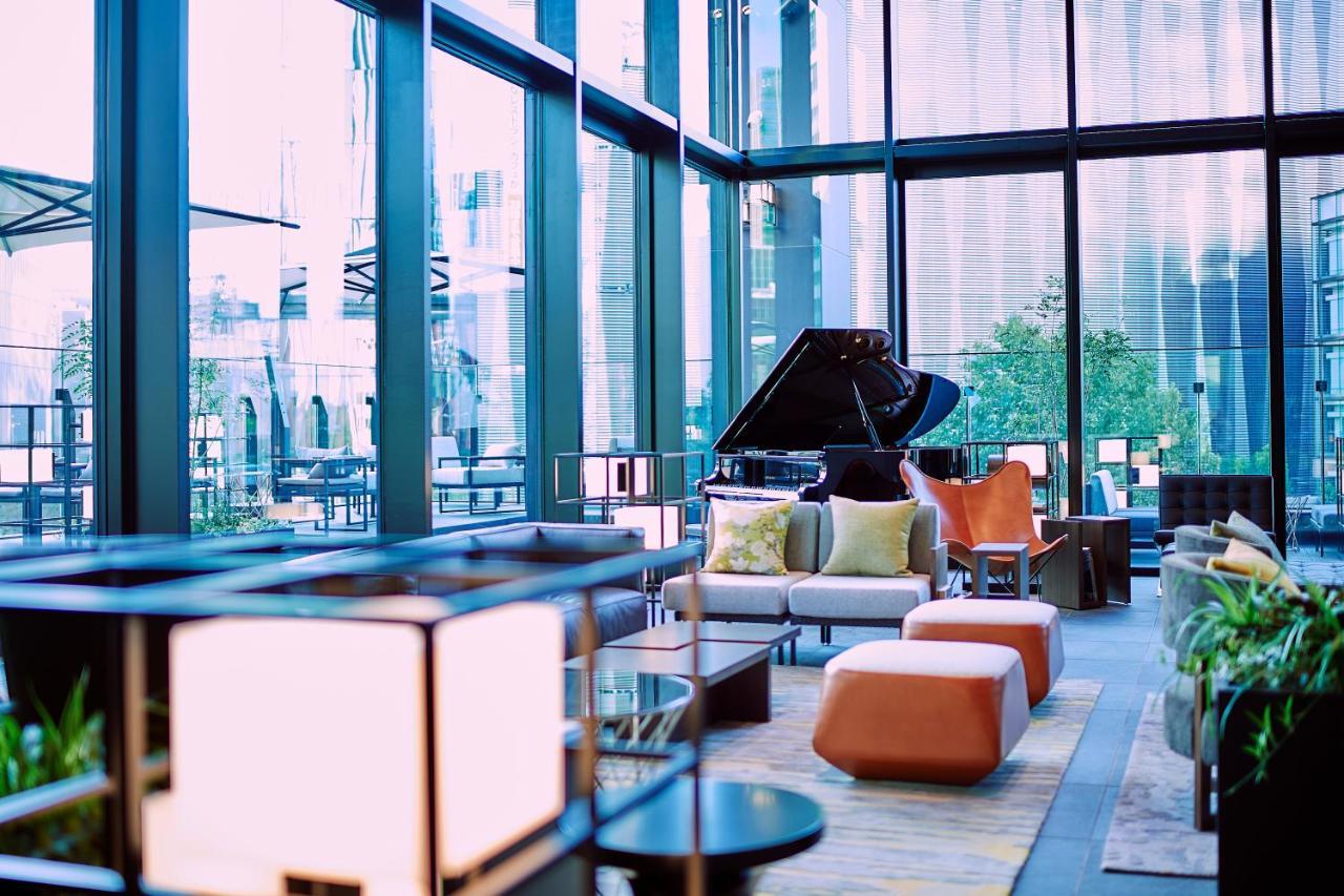 The Gate Hotel Tokyo By Hulic Bagian luar foto The lounge at the top of the hotel